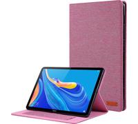 Case2go - étui pour tablette Étui pour tablette Huawei Mediapad M6 8.4 - 10.8 Pouce - Avec fonction de support - Protection ultime - Rose