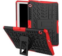 Case2go - étui pour tablette Étui pour tablette Huawei Mediapad T3 8.0 - 8 Pouce - Housse antichoc - Protection ultime - Rouge