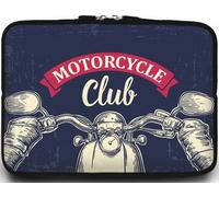 Case2go - étui pour tablette Étui pour tablette Laptop Tasche - 10.2 Pouce - Manchon universel - Protection ultime - Motorcycle Club
