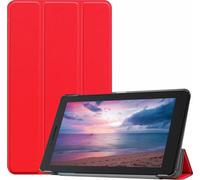 Case2go - étui pour tablette Étui pour tablette Lenovo Tab E8 8 inch (2019) - 8 Pouce - Mallette à trois volets - Protection ultime - Rouge