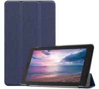 Case2go - étui pour tablette Étui pour tablette Lenovo Tab E8 8 inch (2019) - 8 Pouce - Mallette à trois volets - Protection ultime - Sombre Bleu