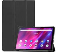 Case2go - étui pour tablette Étui pour tablette Lenovo Tab K10 10.3 (2021) - 10.3 Pouce - Mallette à trois volets - Protection ultime - Noir