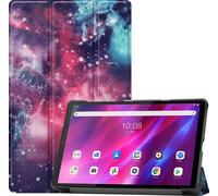 Case2go - étui pour tablette Étui pour tablette Lenovo Tab K10 10.3 (2021) - 10.3 Pouce - Mallette à trois volets - Protection ultime - Galaxy