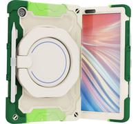 Case2go - étui pour tablette Étui pour tablette Lenovo Tab M10 HD (2020) - 10.1 Pouce - Avec porte-crayon - Protection ultime - Sombre Vert