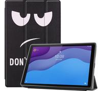 Case2go - étui pour tablette Étui pour tablette Lenovo Tab M10 HD Gen 2 10.1 (2020) - 10.1 Pouce - Couvercle de tablette - Protection ultime - Don't touch me