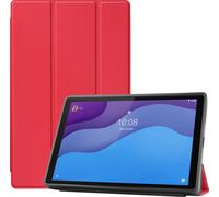 Case2go - étui pour tablette Étui pour tablette Lenovo Tab M10 HD Gen 2 10.1 (2020) - 10.1 Pouce - Couvercle de tablette - Protection ultime - Rouge