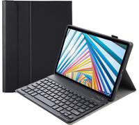 Case2go - étui pour tablette Étui pour tablette Lenovo Tab M10 Plus 3rd Gen 10.6 (2022) - 10.6 Pouce - Clavier Bluetooth - Protection ultime - Noir