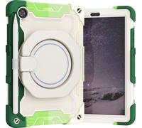 Case2go - étui pour tablette Étui pour tablette Lenovo Tab M8 3rd Gen 8.0 (2021) - 8 Pouce - Avec porte-crayon - Protection ultime - Sombre Vert