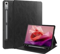 Case2go - étui pour tablette Étui pour tablette Lenovo Tab P12 - 12.7 Pouce - Couverture d'entreprise - Protection ultime - Noir
