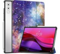Case2go - étui pour tablette Étui pour tablette Lenovo Yoga Tab Plus - 12.7 Pouce - Mallette à trois volets - Protection ultime - Galaxy