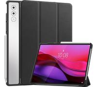 Case2go - étui pour tablette Étui pour tablette Lenovo Yoga Tab Plus - 12.7 Pouce - Mallette à trois volets - Protection ultime - Noir