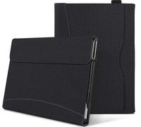 Case2go - étui pour tablette Étui pour tablette Microsoft Surface Pro 4/5/6/7 - 12.3 Pouce - Couvercle de tablette - Protection ultime - Noir
