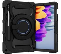 Case2go - étui pour tablette Étui pour tablette Samsung Galaxy Tab S8 (2022) - 11 Pouce - Boîtier d'armure - Protection ultime - Noir
