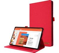 Case2go - étui pour tablette Étui pour tablette Xiaomi Pad 5 (Pro) 11.0 (2021) - 11 Pouce - Avec fonction de support - Protection ultime - Rouge