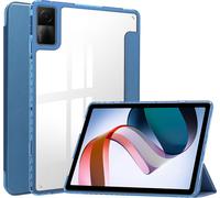 Case2go - étui pour tablette Étui pour tablette Xiaomi Redmi Pad 10.61" (2022) - 10.6 Pouce - Mallette à trois volets - Protection ultime - Bleu