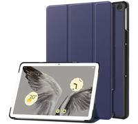 Case2go - étui pour tablette Google Pixel Tablet coque Étui pour tablette Google Pixel Tablet (2023) - 10.95 Pouce - Mallette à trois volets - Protection ultime - Sombre Bleu