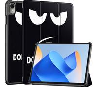 Case2go - étui pour tablette Huawei MatePad 11 coque Étui pour tablette Huawei MatePad 11 (2023) - 11 Pouce - Mallette à trois volets - Protection ultime - Don’t touch me