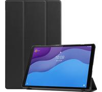 Case2go - étui pour tablette Lenovo Tab M10 HD 2nd gen coque Étui pour tablette Lenovo Tab M10 HD Gen 2 - 10.1 Pouce - Mallette à trois volets - Protection ultime - Noir