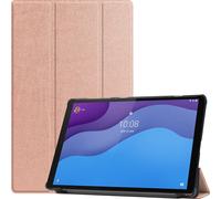 Case2go - étui pour tablette Lenovo Tab M10 HD Gen 2 - 10.1 Pouce Cuir synthétique Tablet Case Schutzhülle - Rose l'or