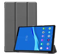 Case2go - étui pour tablette Lenovo Tab M10 Plus 2nd gen coque Étui pour tablette Lenovo Tab M10 Plus (2de gen) 10.3 inch (2020) - 10.3 Pouce - Mallette à trois volets - Protection ultime - Gris