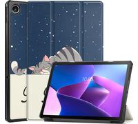 Case2go - étui pour tablette Lenovo Tab M10 Plus 3rd génération coque Étui pour tablette Lenovo Tab M10 Plus 3rd Gen 10.6 (2022) - 10.6 Pouce - Mallette à trois volets - Protection ultime - Bonne nuit