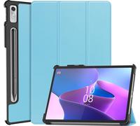 Case2go - étui pour tablette lenovo tab p11 pro gen 2 etui Étui pour tablette Lenovo Tab P11 Pro 2nd Gen - 11.2 Pouce - Mallette à trois volets - Protection ultime - Lumière Bleu