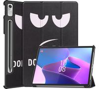 Case2go - étui pour tablette lenovo tab p11 pro gen 2 etui Étui pour tablette Lenovo Tab P11 Pro 2nd Gen - 11.2 Pouce - Mallette à trois volets - Protection ultime - Don’t touch me