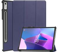 Case2go - étui pour tablette lenovo tab p11 pro gen 2 etui Étui pour tablette Lenovo Tab P11 Pro 2nd Gen - 11.2 Pouce - Mallette à trois volets - Protection ultime - Sombre Bleu