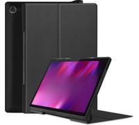 Case2go - étui pour tablette Lenovo Yoga Tab 11 coque Étui pour tablette Lenovo Yoga Tab 11 (2021) - 11 Pouce - Mallette à trois volets - Protection ultime - Noir