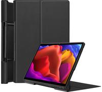 Case2go - étui pour tablette Lenovo Yoga Tab 13 housse Étui pour tablette Lenovo Yoga Tab 13 (2021) - 13 Pouce - Mallette à trois volets - Protection ultime - Gris