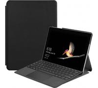 Case2go - étui pour tablette Microsoft Surface Go 1/2/3 coque Étui pour tablette Microsoft Surface Go / Go 2 / Go 3 / Go 4 - 10 Pouce - Mallette à trois volets - Protection ultime - Noir