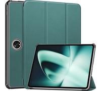 Case2go - étui pour tablette OnePlus Pad etui Étui pour tablette OnePlus Pad (2023) - 11.61 Pouce - Mallette à trois volets - Protection ultime - Sombre Vert