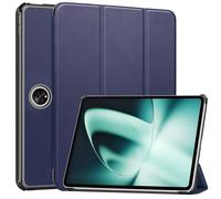 Case2go - étui pour tablette OnePlus Pad etui Étui pour tablette OnePlus Pad (2023) - 11.61 Pouce - Mallette à trois volets - Protection ultime - Sombre Bleu