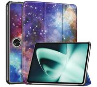 Case2go - étui pour tablette OnePlus Pad etui Étui pour tablette OnePlus Pad (2023) - 11.61 Pouce - Mallette à trois volets - Protection ultime - Galaxy