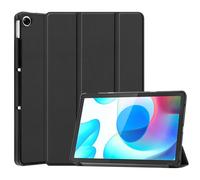 Case2go - étui pour tablette Realme Pad etui Étui pour tablette Realme Pad 10.4 (2021) - 10.4 Pouce - Mallette à trois volets - Protection ultime - Noir