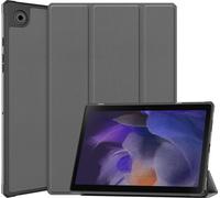 Case2go - étui pour tablette Samsung Galaxy Tab A8 coque Étui pour tablette Samsung Galaxy Tab A8 10.5 (2021) - 10.5 Pouce - Mallette à trois volets - Protection ultime - Gris