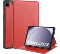 Case2go - étui pour tablette Samsung Galaxy Tab A9 coque Étui pour tablette Samsung Galaxy Tab A9 (2023) - 8.7 Pouce - Couverture d'entreprise - Protection ultime - Rouge