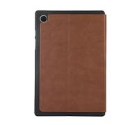 Case2go - étui pour tablette Samsung Galaxy Tab A9 etui Étui pour tablette Samsung Galaxy Tab A9 - 8.7 Pouce - Etui à livres avec support TPU - Protection ultime - Sombre Marron