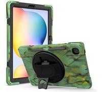 Case2go - étui pour tablette Samsung Galaxy Tab S6 10.5 (2019) - 10.5 Pouce Plastique Tablet Case Schutzhülle - Camouflage