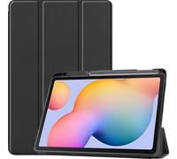Case2go - étui pour tablette Samsung Galaxy Tab S6 Lite coque Étui pour tablette Samsung Galaxy S6 Lite (2024) / Samsung Galaxy Tab S6 Lite (2022/2020) - 10.4 Pouce - Mallette à trois volets - Protect