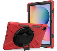 Case2go - étui pour tablette Samsung Galaxy Tab S7 coque Étui pour tablette Samsung Galaxy Tab S7 11.0 (2020) - Avec porte-crayon - - Protection ultime - rouge