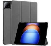 Case2go - étui pour tablette Xiaomi Pad 6S Pro housse Étui pour tablette Xiaomi Pad 6S Pro - 12.4 Pouce - Mallette à trois volets - Protection ultime - Gris