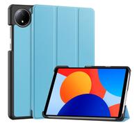 Case2go - étui pour tablette Xiaomi Redmi Pad SE 8.7 coque - Xiaomi Redmi Pad SE 8.7 - 8.7 Pouce - Mallette à trois volets - Protection ultime - Lumière Bleu