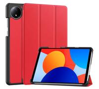 Case2go - étui pour tablette Xiaomi Redmi Pad SE 8.7 coque - Xiaomi Redmi Pad SE 8.7 - 8.7 Pouce - Mallette à trois volets - Protection ultime - Rouge