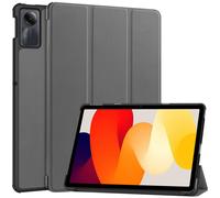Case2go - étui pour tablette Xiaomi Redmi Pad SE housse Étui pour tablette Xiaomi Redmi Pad SE (2023) - 11 Pouce - Mallette à trois volets - Protection ultime - Gris