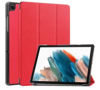 Case2go - Housse compatible avec Samsung Galaxy Tab A9 (2023) 8 pouces - Fonction Auto/Wake - Housse en simili-cuir - Rouge