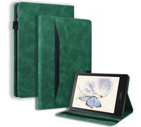 Case2go - Housse pour Kindle Paperwhite (2021) - Wallet Coffret à livres - 7 Pouce - Avec porte-cartes ho - faux cuir - Vert
