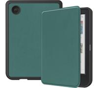 Case2go - Housse pour Kobo Clara BW / Kobo Clara Colour - Sleepcover - 7 Pouce - Fonction Auto / Wake - TPU - Vert foncé