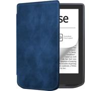 Case2go - Housse pour PocketBook Verse / Verse Pro / Verse Pro Color - Fermeture magnétique - 6 Pouce - Fonction Auto / Wake - Cuir Artificiel - Bleu foncé