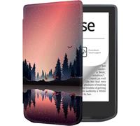Case2go - Housse pour PocketBook Verse / Verse Pro / Verse Pro Color - Fermeture magnétique - 6 Pouce - Fonction Auto / Wake - Cuir Artificiel - Coucher de soleil